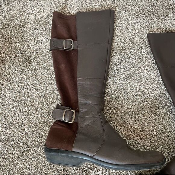 Dansko Odessa Brown Leather Knee High Boots - sz 40 - Picture 2 of 9
